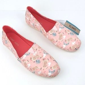 Toms Shoes Women’s Size 8.5 Alpargata Cloudbound Blossom Over The Moon Print NWT